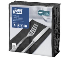 Tork Tork NexxStyle® servet 38x39cm 2-laags 1/8-vouw zwart 12x100