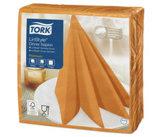 Tork Tork LinStyle® servet 39x39cm 1/4-vouw orange 12x50
