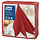Tork LinStyle® servet 39x39cm 1/4-vouw rood 12x50