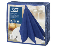 Tork Tork LinStyle® servet 39x39cm 1/4-vouw midnight blue 12x50