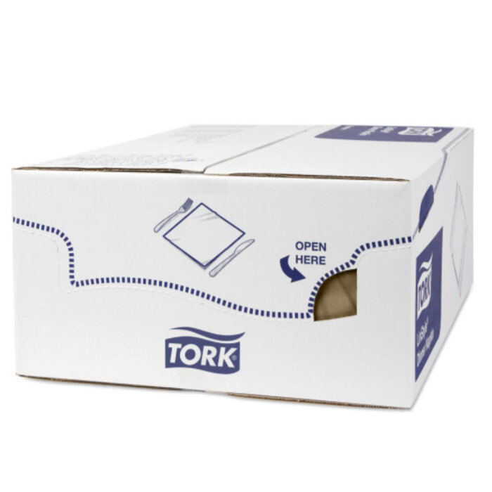 Tork Tork LinStyle® servet 39x39cm 1/4-vouw biscuit 12x50