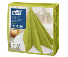 Tork Tork LinStyle® servet 39x39cm 1/4-vouw pistachio 12x50