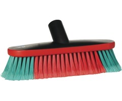 Vikan Ovale autowasborstel met watertoevoer, 27 cm breed