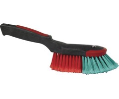 Vikan Ergonomische handborstel zachte gespleten polyester vezels