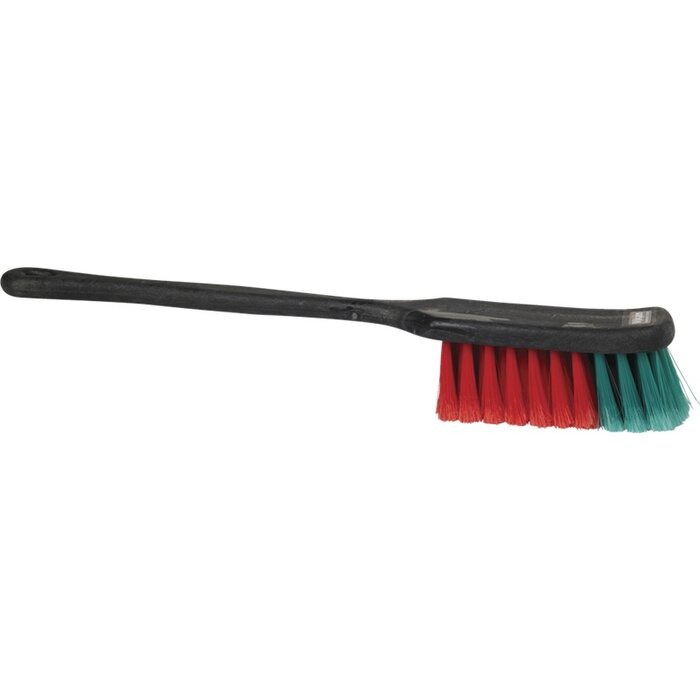 Vikan Handborstel met lange steel zachte gespleten polyester vezels