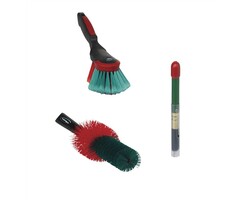 Vikan Actiepakket Vikan; vensterdoos met handborstel, velgborstel en interieurkwastje