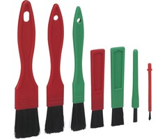 Vikan Set 7 kleine kwastjes en penselen