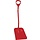 Vikan, Ergonomische schop, groot blad, 1150mm lang, rood