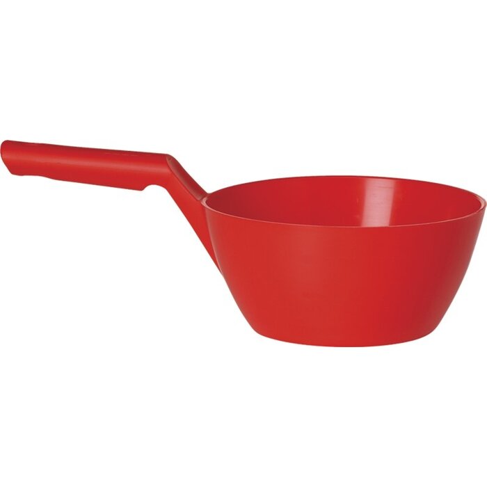 Vikan Vikan. Ronde schepbak 1 liter, rood