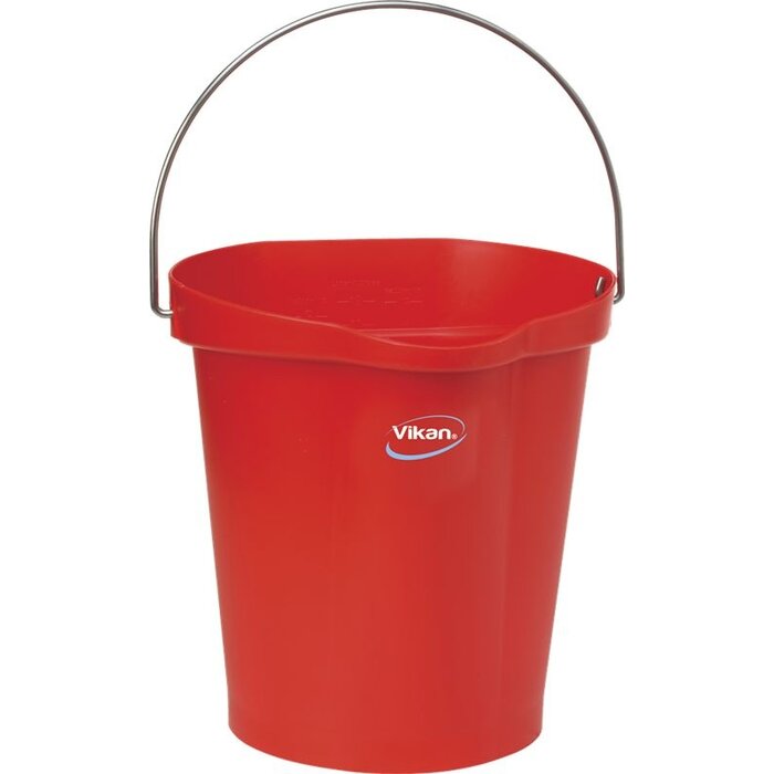 Vikan Vikan, Emmer 12 liter, rood