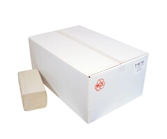 Euro Products Euro Products Z-vouw, 1 laags Vouwhanddoekjes Naturel