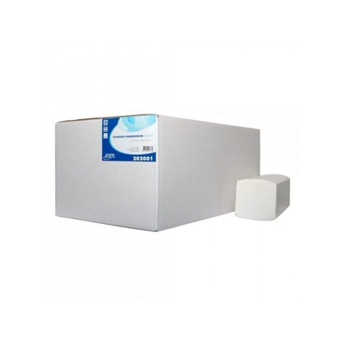 Euro Products Euro Products Z-vouw, 2 laags Vouwhanddoekjes Euro cellulose
