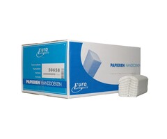 Euro Products Euro Products C-vouw, 2 laags Vouwhanddoekjes Euro tissue wit