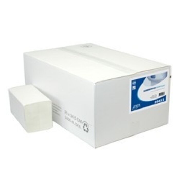 Euro Products Euro Products 2 laags Vouwhanddoekjes Euro Interfold tissue wit