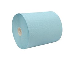 Euro Products Euro Products 2-laags  Handdoekrol rol blauw