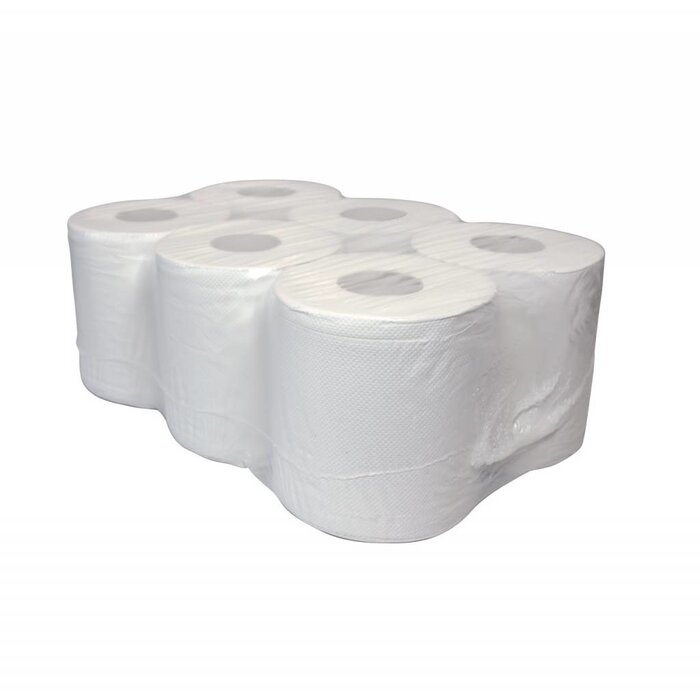 Euro Products Euro Products 2-laags Midi poetspapier Euro naturel wit