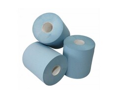 Euro Products Euro Products  1-laags Midi poetspapier blauw, zwaar