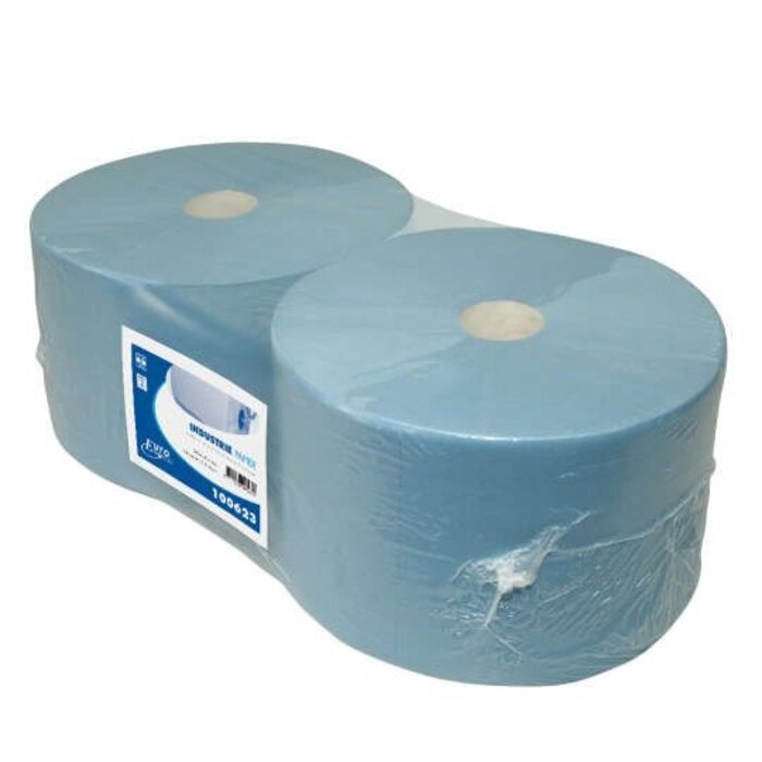 Euro Products Euro Products 3-laags Industriepapier blauw cellulose verlijmd