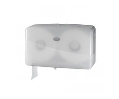 Euro Products Euro Products Pearl White Jumbo toiletrolhouder - Duo mini