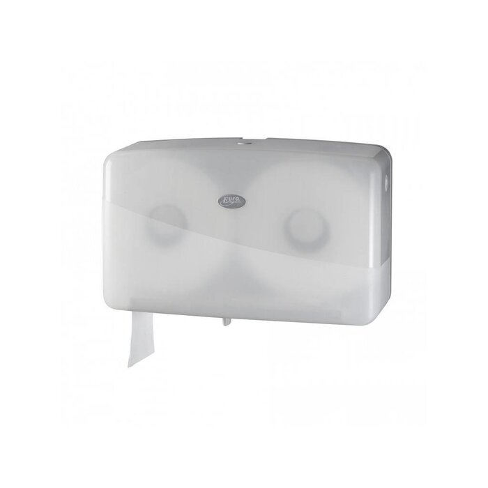Euro Products Euro Products Pearl White Jumbo toiletrolhouder - Duo mini