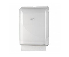 Euro Products Euro Products Pearl White Handdoekdispenser - Interfold, Z-fold