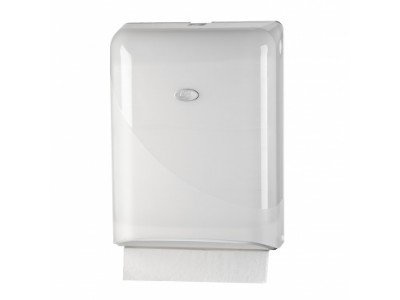 Euro Products Euro Products Pearl White Handdoekdispenser - Interfold, Z-fold