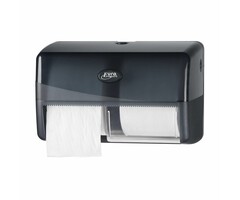 Euro Products Euro Products Pearl Black Duo toiletrolhouder - Compact, traditioneel