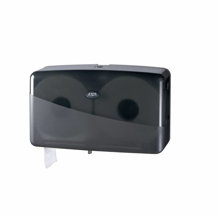 Euro Products Euro Products Pearl Black Jumbo toiletrolhouder - Duo mini