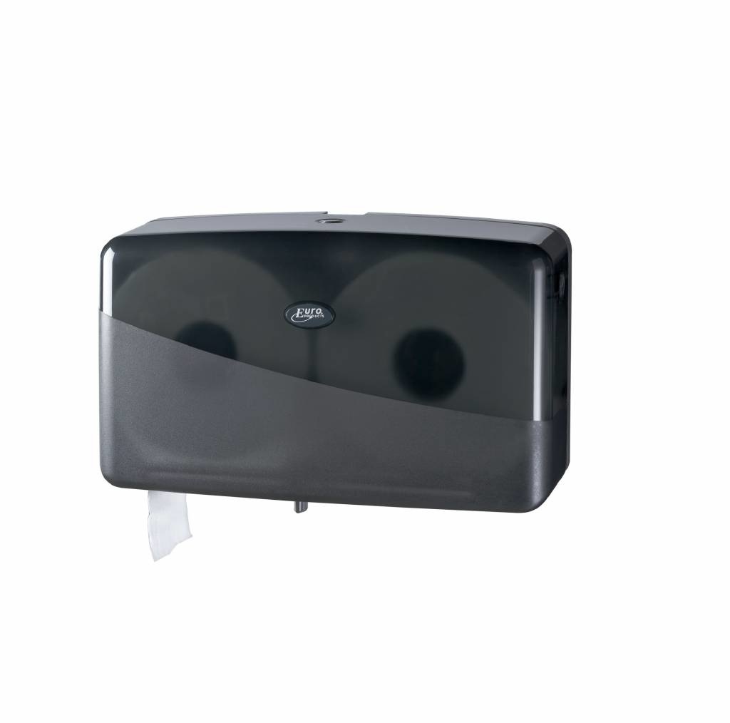 Euro Products Euro Products Pearl Black Jumbo toiletrolhouder - Duo mini