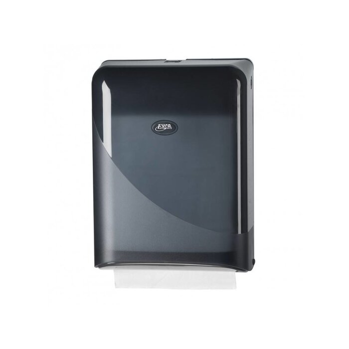 Euro Products Euro Products Pearl Black Handdoekdispenser - Interfold, Z-fold