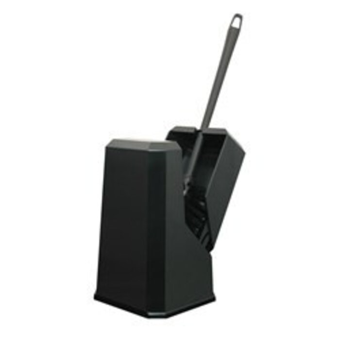 Euro Products Euro Products Toiletborstelhouder - Zwart kunststof
