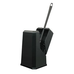 Euro Products Euro Products Toiletborstelhouder - Zwart kunststof