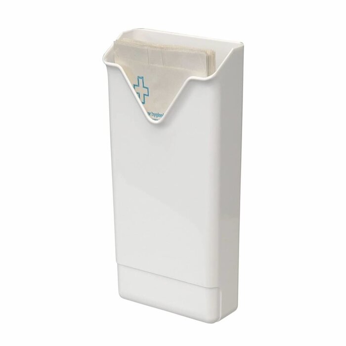 Euro Products Euro Products Damesverbandzakhouder wit kunststof