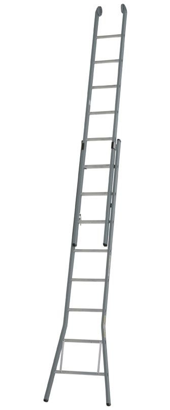 Dirks Tweedelige glazenwassersladder, 9,10M