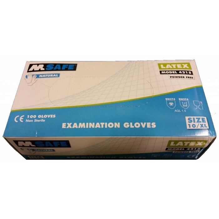 Latex handschoenen XL