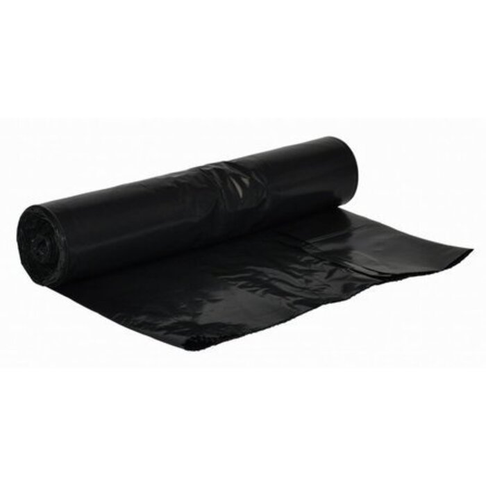 Eigen merk Afvalzakken 70 x 80cm, T25, Zwart (25 rollen)