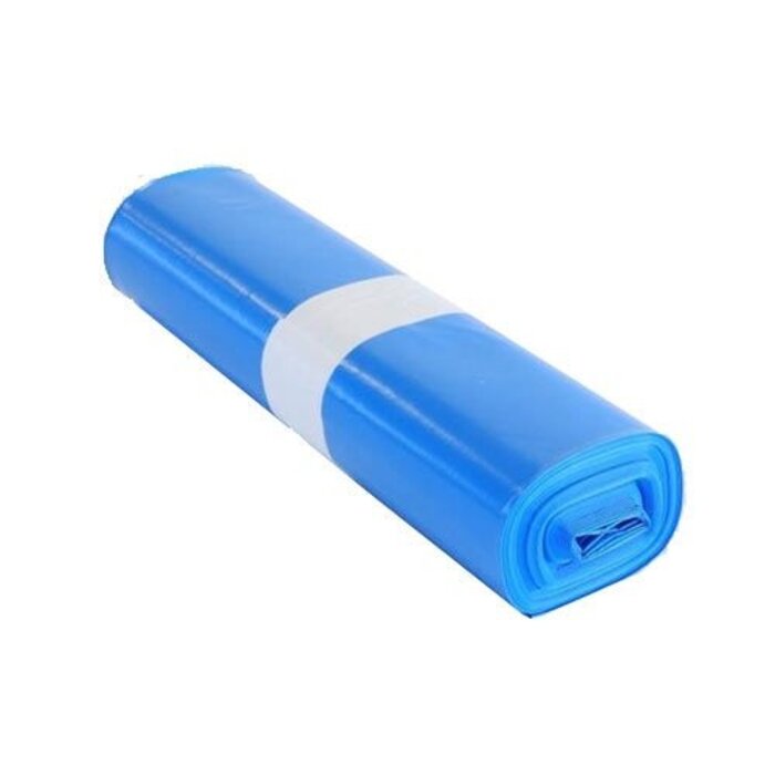 Eigen merk Afvalzakken 70 x 110cm, T30, Blauw (15 rollen)