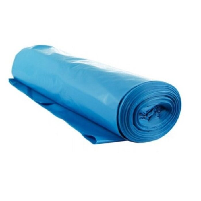 Eigen merk Containerzakken 65/20 x 125cm, T70, Blauw (10 rollen)