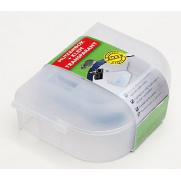 Luxan Luxan Muizenbox + Klem Transparant
