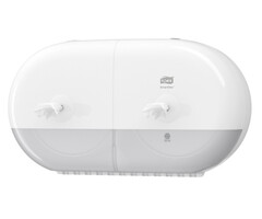 Tork Tork SmartOne® Mini Twin Toiletpapier Dispenser Kunststof Elevation Wit T9