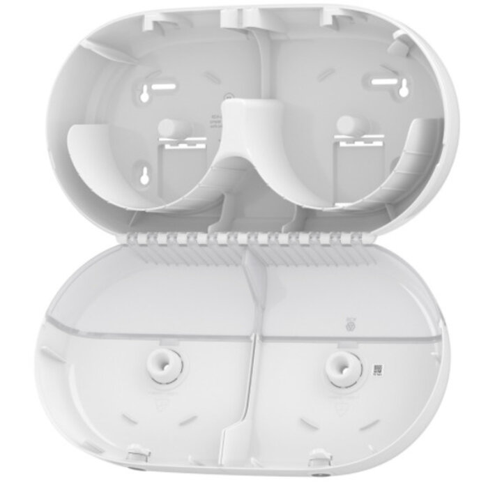 Tork Tork SmartOne® Mini Twin Toiletpapier Dispenser Kunststof Elevation Wit T9