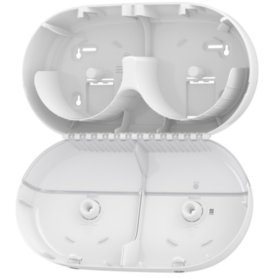 Tork Tork SmartOne® Mini Twin Toiletpapier Dispenser Kunststof Elevation Wit T9