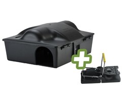 Hofman Voerdoos Rat Dual Bait + Rattenklem