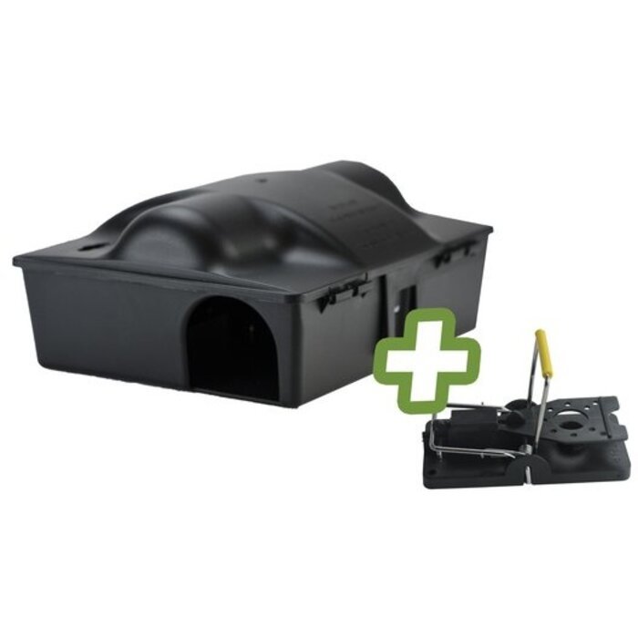 Hofman Voerdoos Rat Dual Bait + Rattenklem