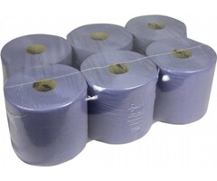 Eigen merk Poetspapier midirol blauw 1-laags, 6x 300m