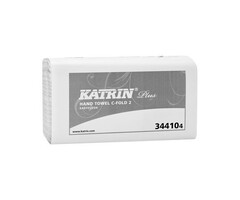 Katrin Plus handdoek C-vouw Easy Flush 2-laags 24x100 stuks