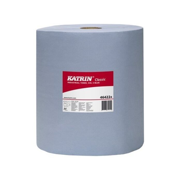 Katrin Classic XXL poetsrol 3-laags blauw 190 meter