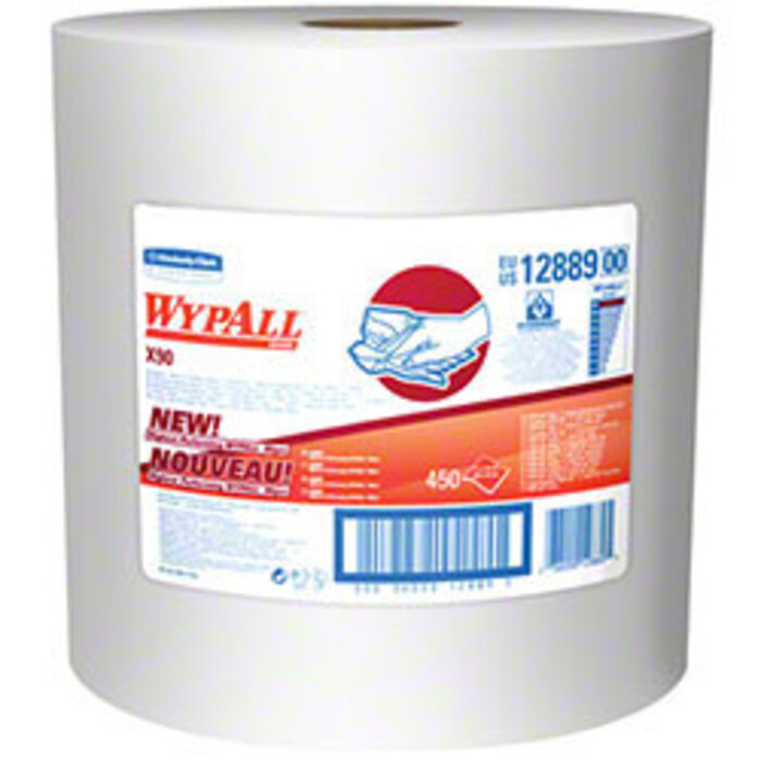 Kimberly Clark WYPALL* X90 Doeken - grote rol - Blauw
