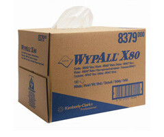 Kimberly Clark WYPALL* X80 Doeken - Draagdoos - Wit