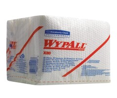 Kimberly Clark WYPALL* X80 Doeken - 1/4 Gevouwen - Wit